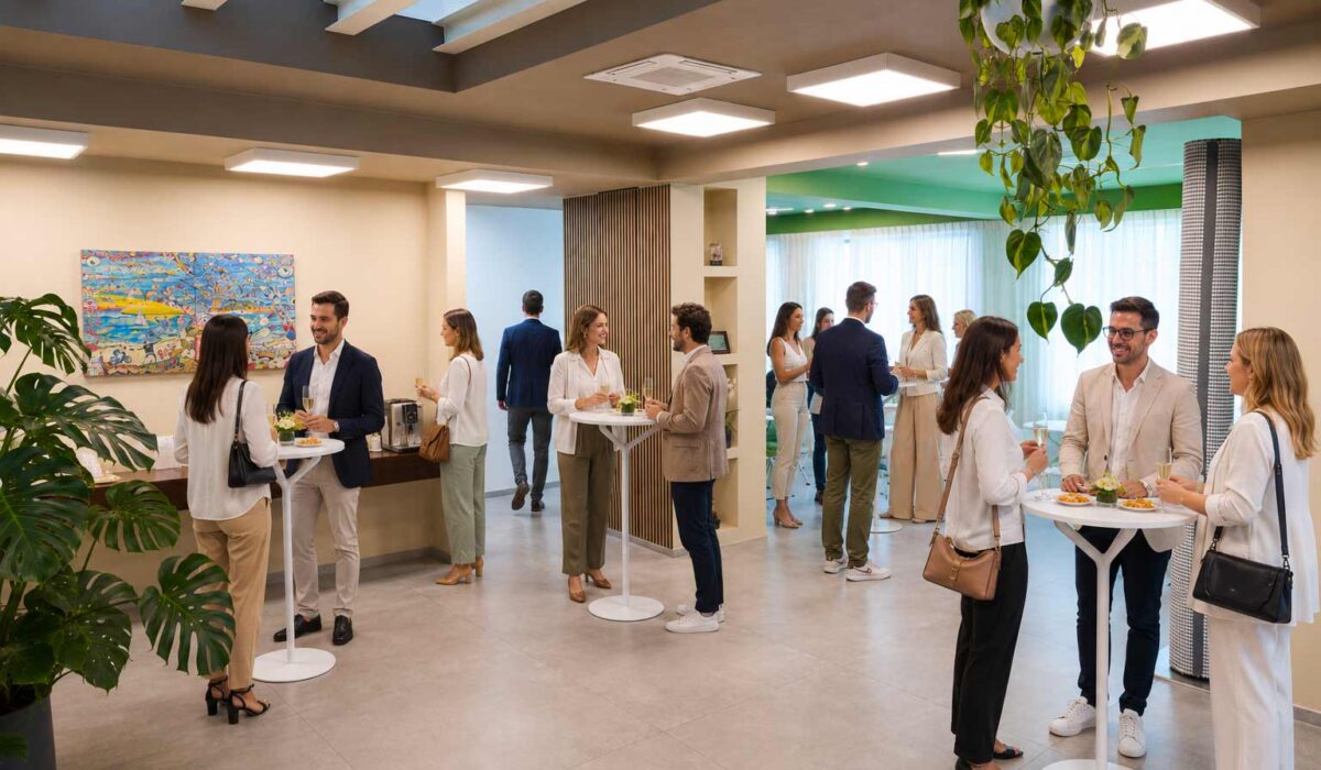 Non si affitta una sala. Si crea lo spazio per un incontro.Flow X Hub